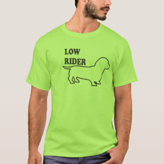 Niedriger Reiter, Weiner Hund T-Shirt