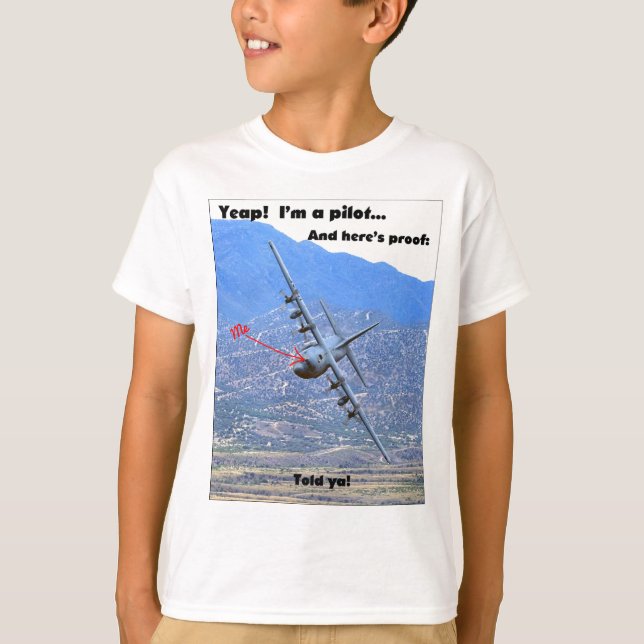 NIEDRIGER STAND C-130 T-Shirt (Vorderseite)