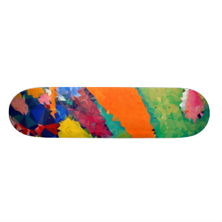 Niedriges rotes u. blaues Skateboards 17 Poly¾ "