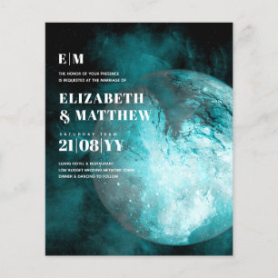 Niedrigste Budget Hochzeiten FLYER Mitternacht MOO