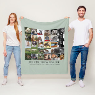 Niedrigste Preise! 35 FOTOS Benutzerdefinierte Tex Fleecedecke