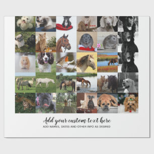 Niedrigste Preise! 35 x FOTO Collage und benutzerd Geschenkpapier
