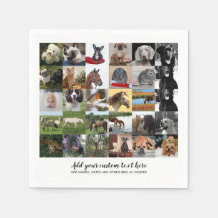 Niedrigste Preise! 35 x FOTO Collage und benutzerd Serviette