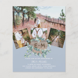 Niedrigster FLYER für Hochzeiten - FOTO EUCALYPTUS