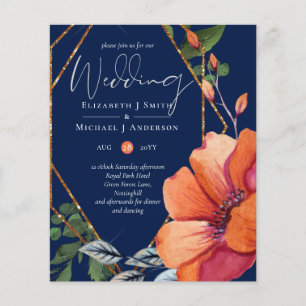 Niedrigster Haushalt Einladungen für Hochzeiten FL Flyer