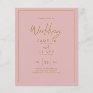 Niedrigster HAUSHALT Gold Text Script Elegant Mode Flyer