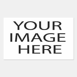 Niedrigster Verkaufspreis für DIY Blank-Vorlagen Rechteckiger Aufkleber