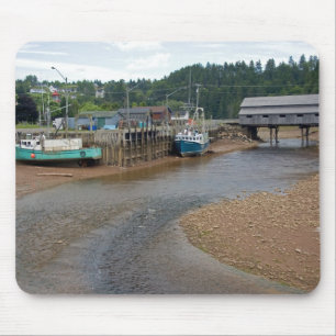 Niedrigwasser an der Bay of Fundy bei St. Martins, Mousepad