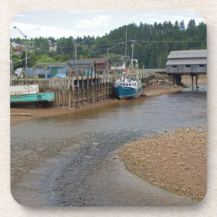 Niedrigwasser an der Bay of Fundy in St. Martins, Untersetzer