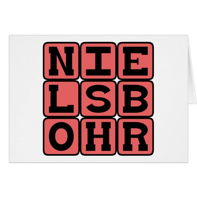 Niels Bohr, dänischer Physiker (Vorderseite (Horizontal))