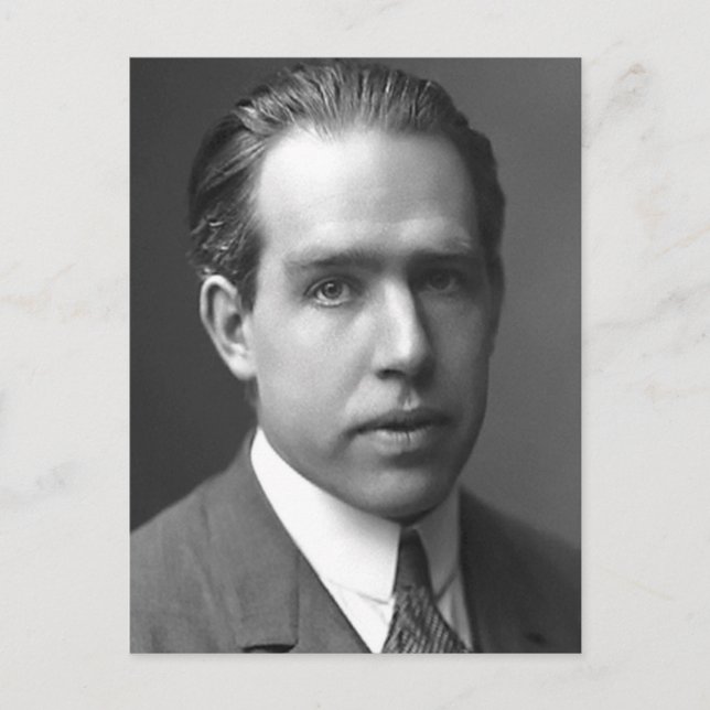 niels bohr postkarte (Vorderseite)
