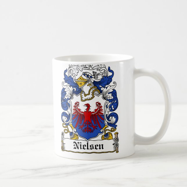 Nielsen-Familienwappen Kaffeetasse (Rechts)