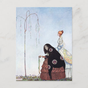 Nielsen in Pulver und Crinoline Postkarte