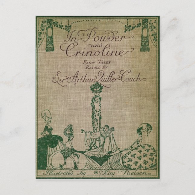 Nielsen in Pulver und Crinoline Postkarte (Vorderseite)