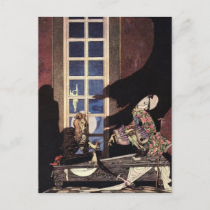 Nielsen in Pulver und Crinoline Postkarte