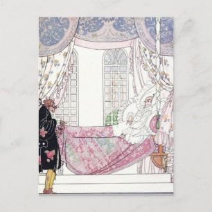 Nielsen in Pulver und Crinoline Postkarte