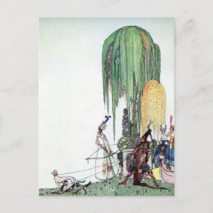 Nielsen in Pulver und Crinoline Postkarte