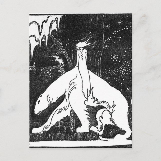 Nielsen's East of the Sun und West of the Moon Postkarte (Vorderseite)