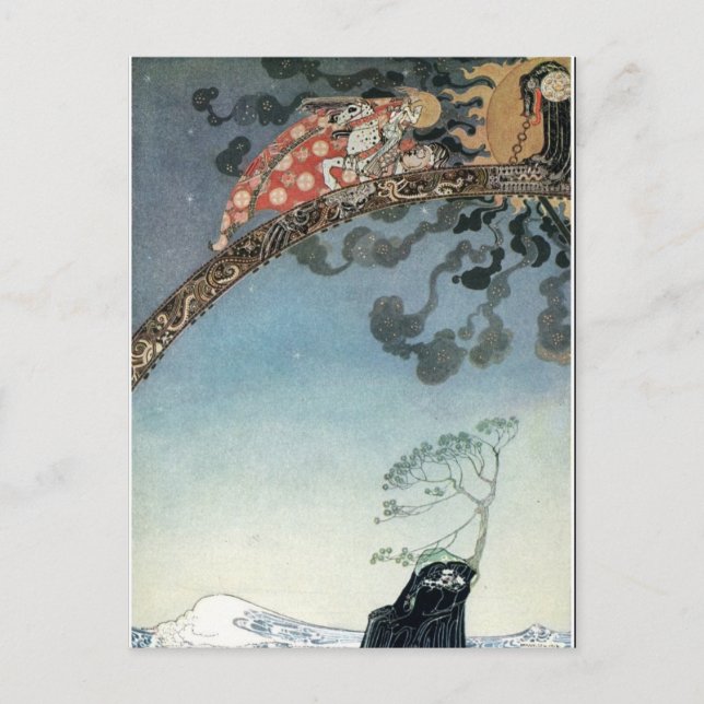 Nielsen's East of the Sun und West of the Moon Postkarte (Vorderseite)