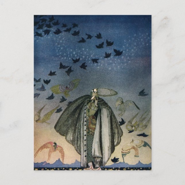 Nielsen's East of the Sun und West of the Moon Postkarte (Vorderseite)