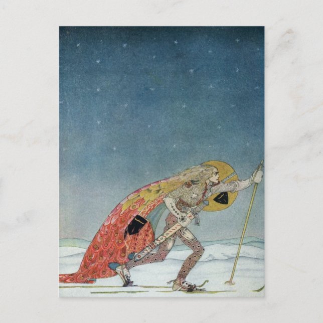 Nielsen's East of the Sun und West of the Moon Postkarte (Vorderseite)