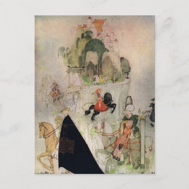 Nielsen's East of the Sun und West of the Moon Postkarte (Vorderseite)