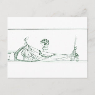 Nielsens In Powder and Crinoline Postkarte