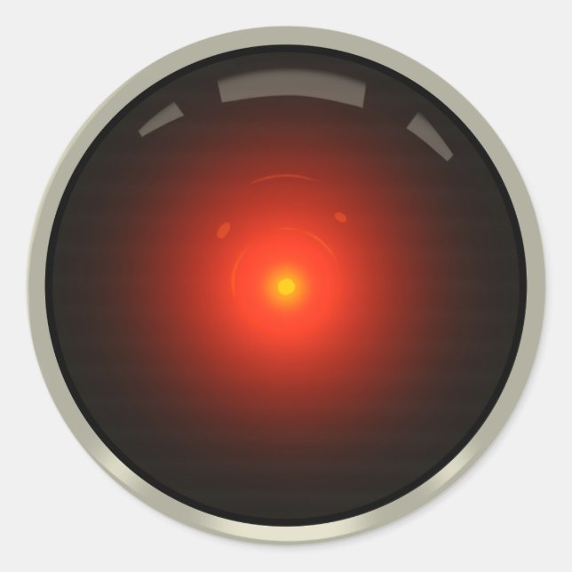 Niemals allein (rot) runder aufkleber (Vorderseite)