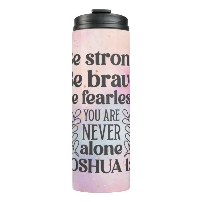 Niemals allein thermosbecher (Vorderseite)