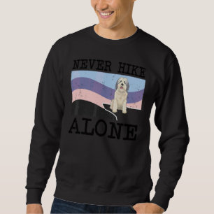 Niemals allein wandern Polnischer Niederungs-Schäf Sweatshirt