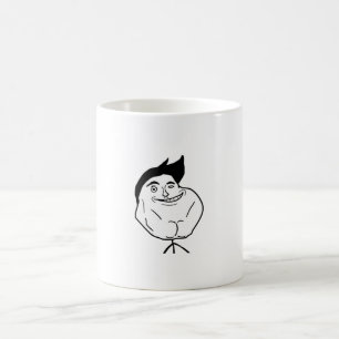 Niemals Alone Meme Kaffeetasse