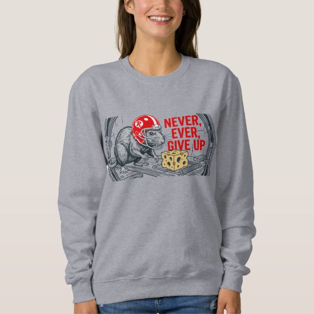 Niemals aufgeben 2 sweatshirt (Vorderseite)