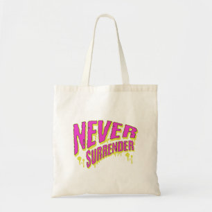 Niemals Aufgeben Graffiti-Motivations-Typografie Tragetasche
