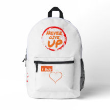 Niemals Aufgeben Motivations-Rucksack