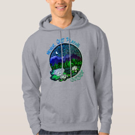 Niemals aufhören, draußen zu spielen - See und Ber Hoodie