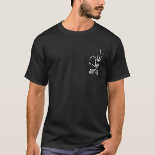 Niemals besser OK-Zeichen Skeletthand Lustiges Hal T-Shirt