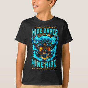Niemals Besser Skelett Unordentlicher Dutt Trinkt T-Shirt