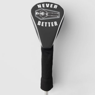 Niemals besser tot im Inneren Skelett Halloween Golf Headcover