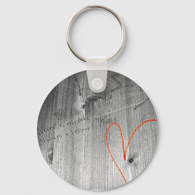 Niemals ein Fehler Schlüsselanhänger (Vorderseite)