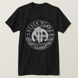 Niemals eine Vintage amerikanische Flagge T-Shirt