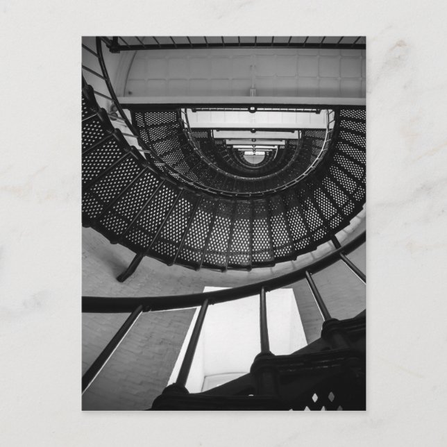 Niemals endende Spirale Postkarte (Vorderseite)