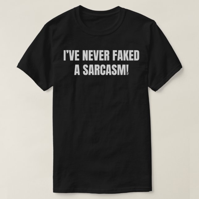 NIEMALS FEHLERSARCASM T-Shirt (Design vorne)