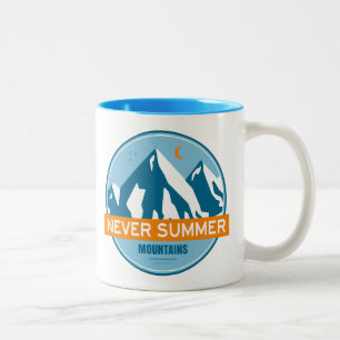 Niemals Sommergebirge Colorado Sterne Mond Zweifarbige Tasse