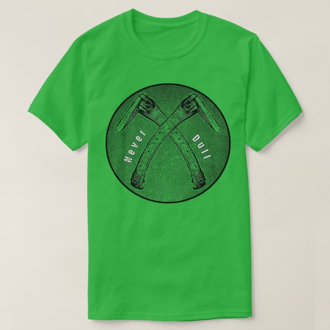 Niemals trocken T-Shirt (Design vorne)