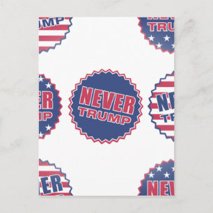 Niemals Trump Postkarte