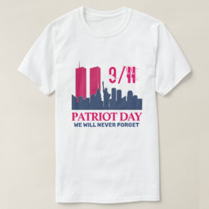 Niemals vergessen 11. September 20. Jahrestag Patr T-Shirt