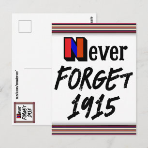 Niemals vergessen 1915 Postkarte