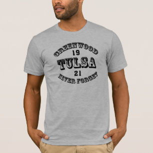 NIEMALS VERGESSEN - BLACK WALL STREET - GRÖNWOOD T-Shirt