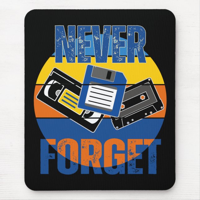 NIEMALS VERGESSEN MOUSEPAD (Vorne)