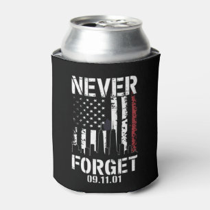 Niemals vergessen September 11 2001 Gedenktag Dosenkühler
